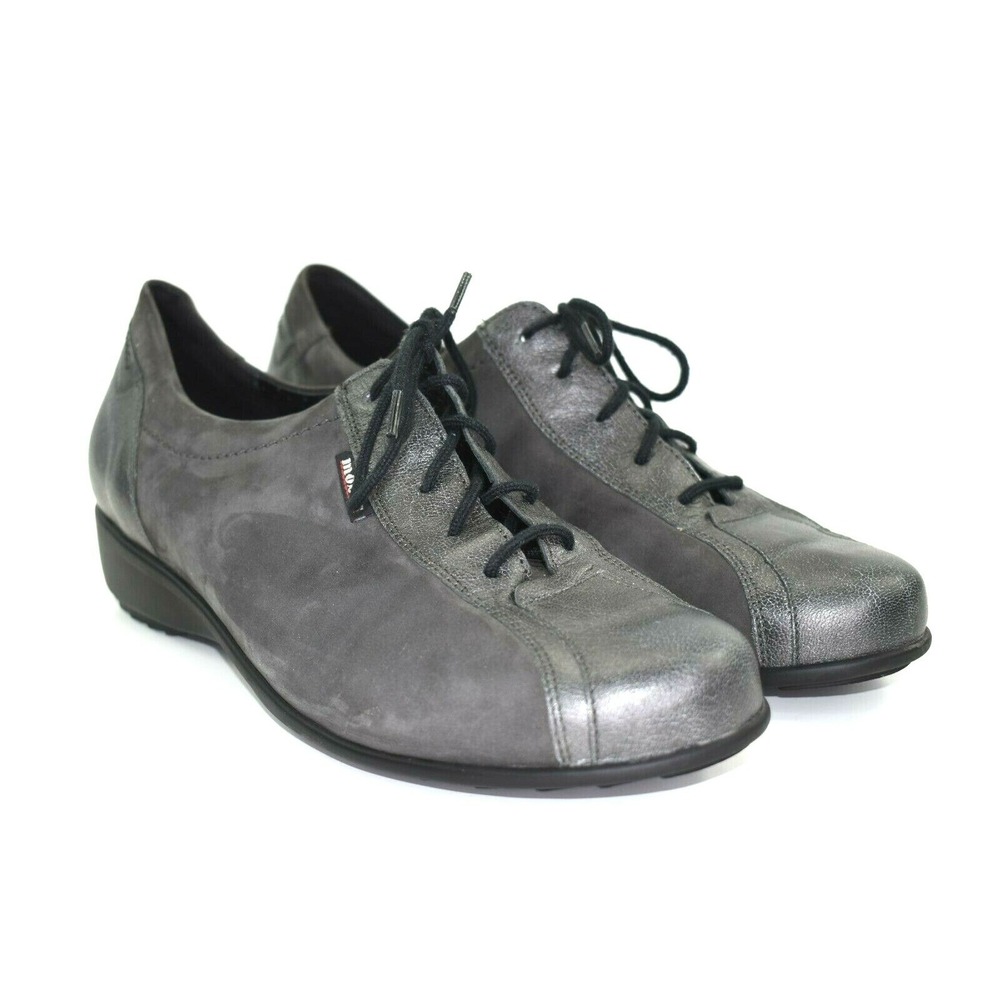 Mephisto Mobils Women's‎ Air Relax Gray Suede Leather Shoes Size 9